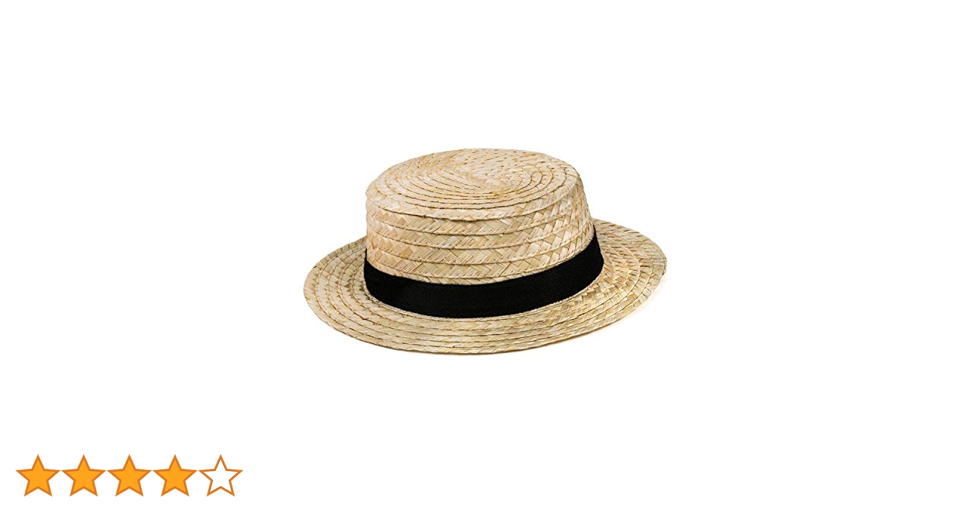 Tigerdoe Skimmer Hat – Amish Hat, Boater, Straw Hat, Sailor